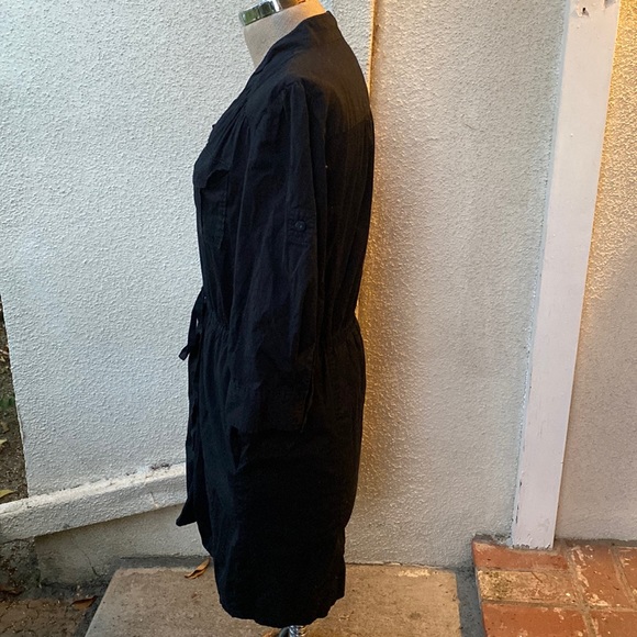 Ann Taylor Loft beautiful black dress w/ pockets & fabulous material. Love this! - Picture 7 of 16